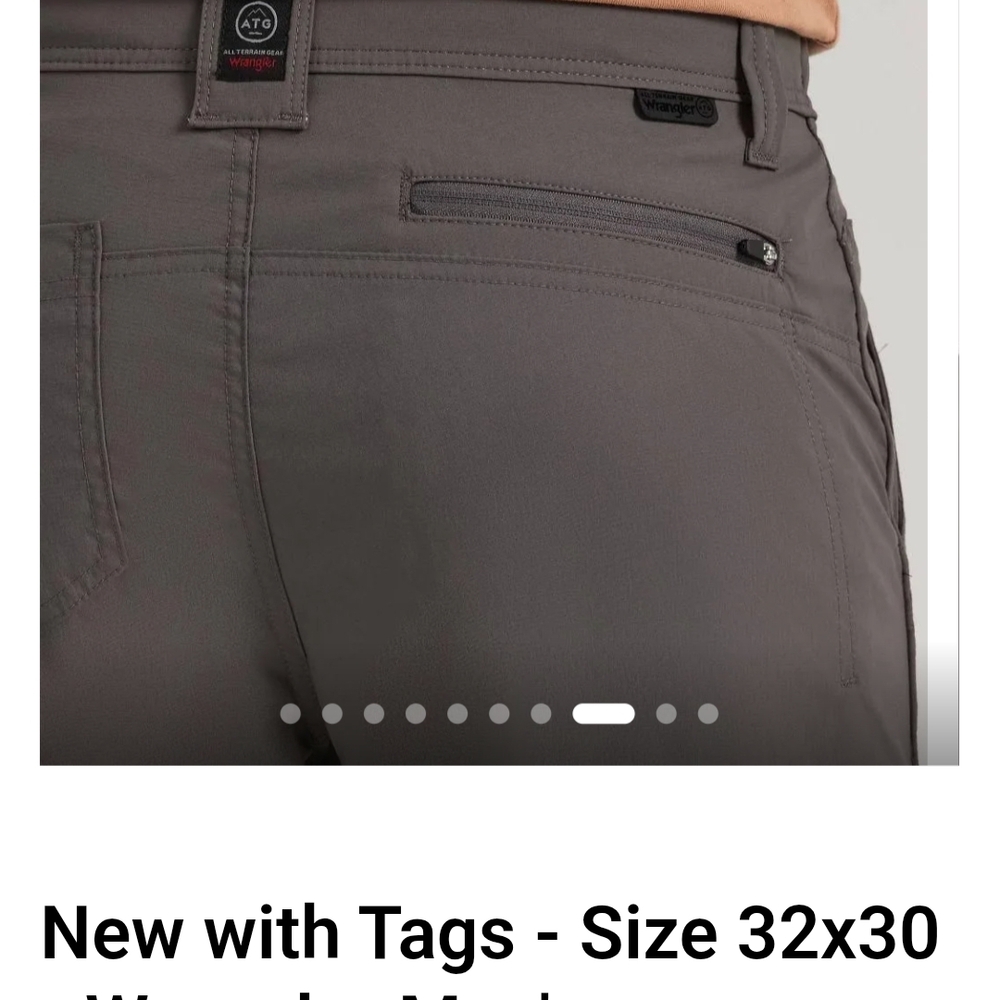 Wrangler Men's ATG Convertible Trail Tapered Jogger Pants - Pavement - Picture 6 of 9